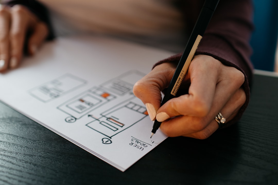 creative-approach-img UX Work: Womans hands drawing a wireframe